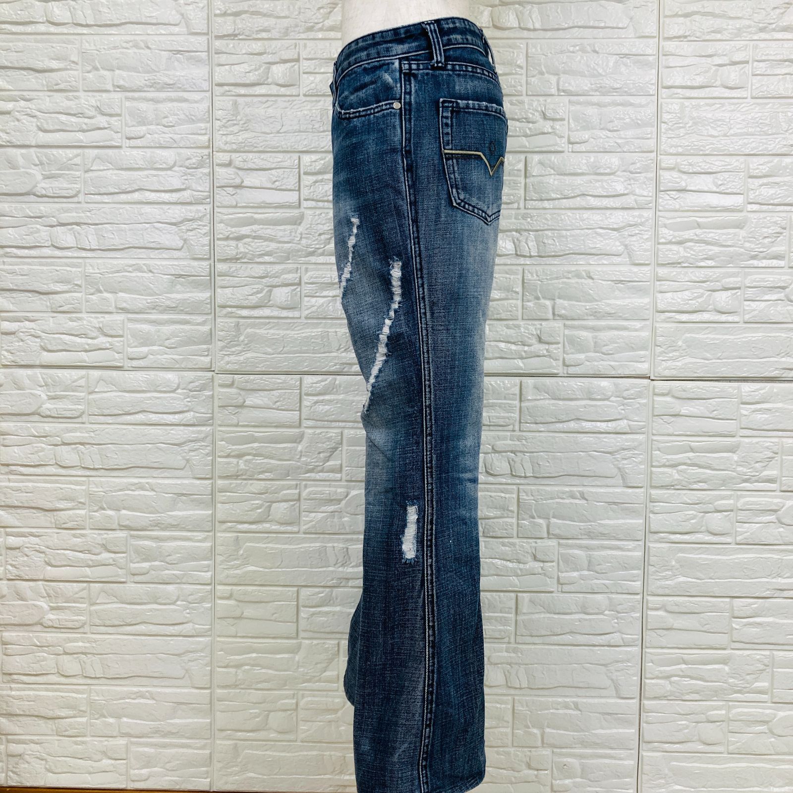 DIESEL ディーゼル デニムパンツ ダメージ加工 ブルー 29 0266K