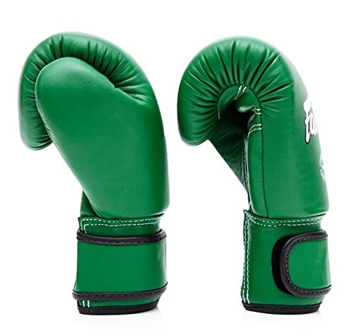 武道・格闘技 Fairtex F-DAY ボクシンググローブ 8oz グリーン フェア