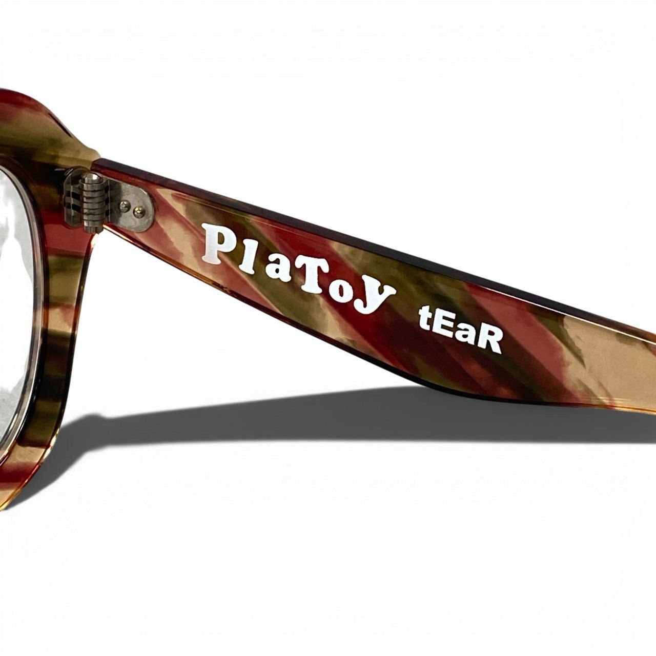 c17 【日本製】PlaToy プラトーイ セルロイド tEaR アイウェア メガネ 