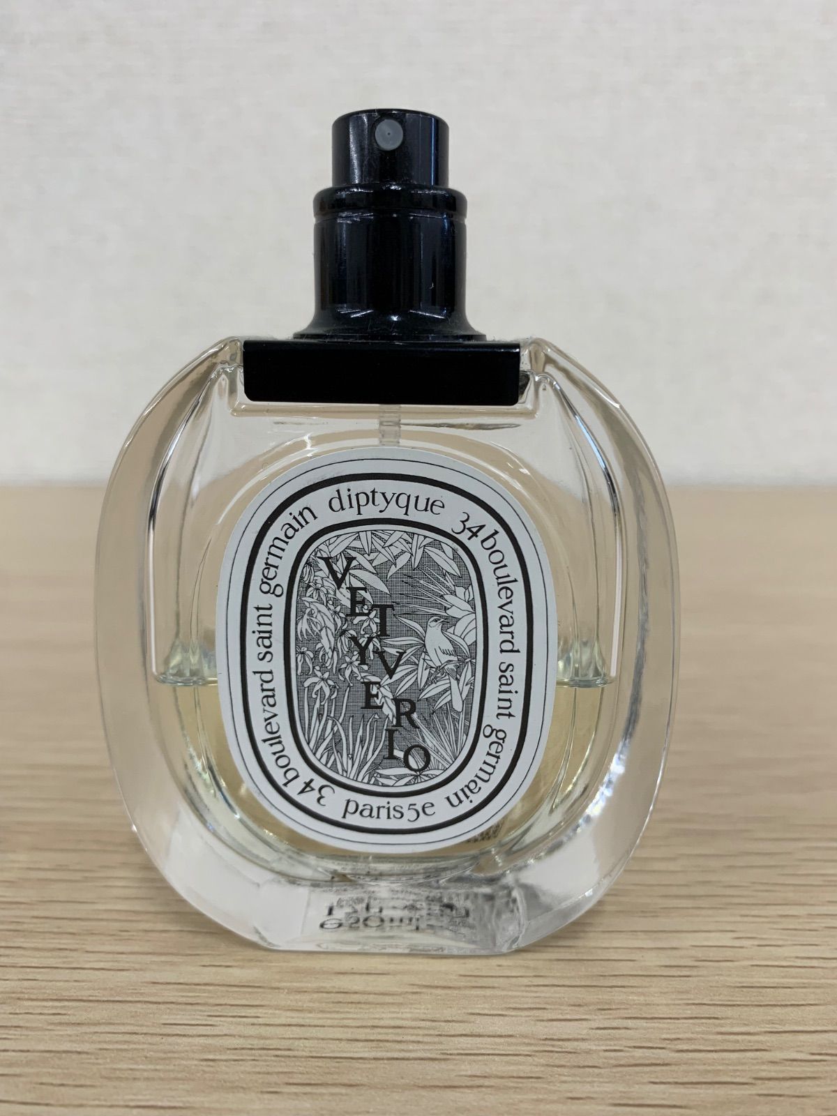 2【残量4割程】ディプティック ヴェチヴェリオ 50ml オードトワレ 蓋 