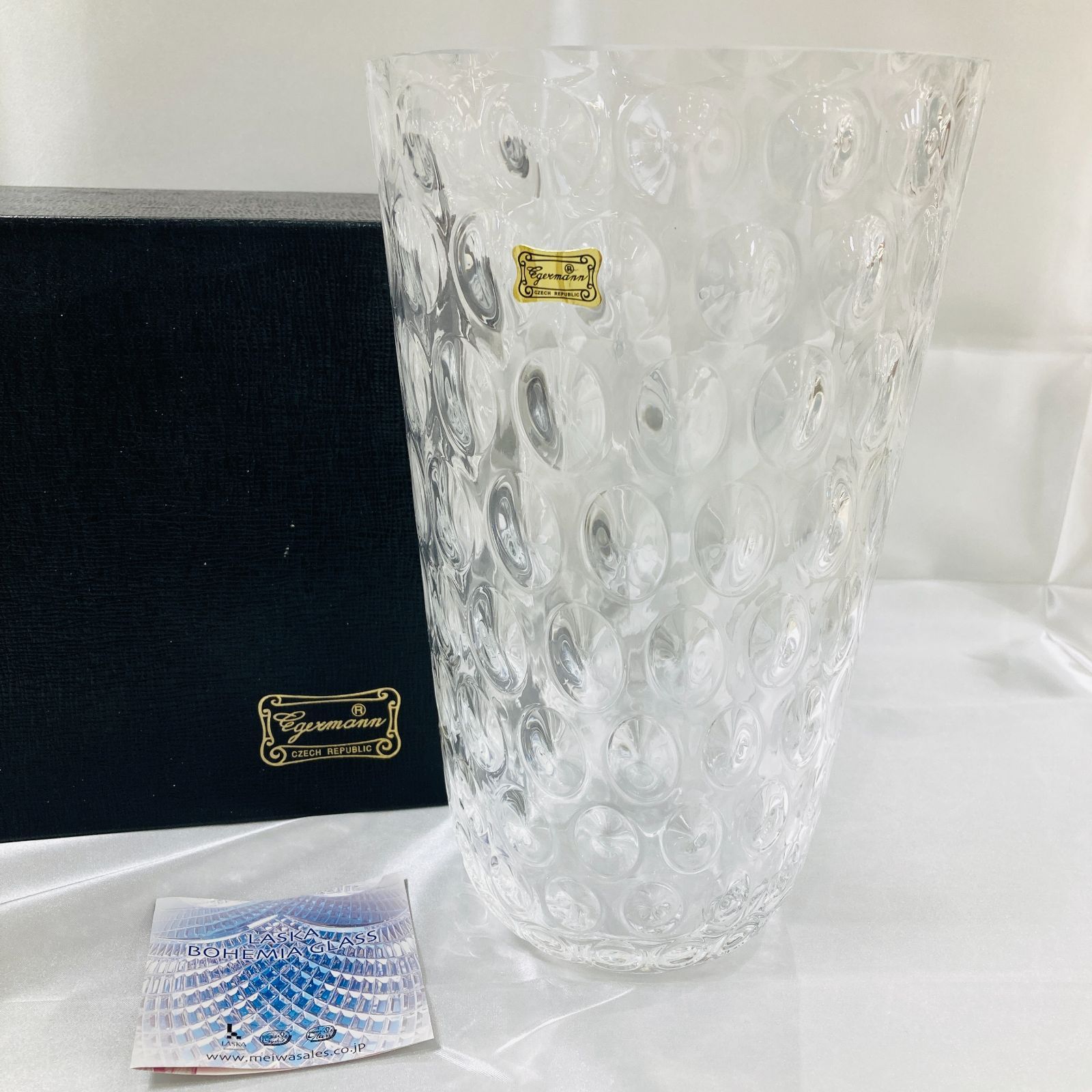 A【未使用品】Egermann エーゲルマン ボヘミアンガラス クリスタル 