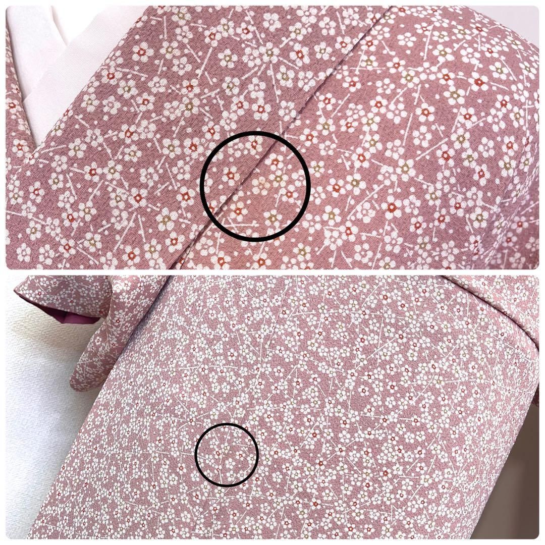 着物と帯 時流】ポ26191◇洗える着物 小紋二点セット◇さんび くすみ 