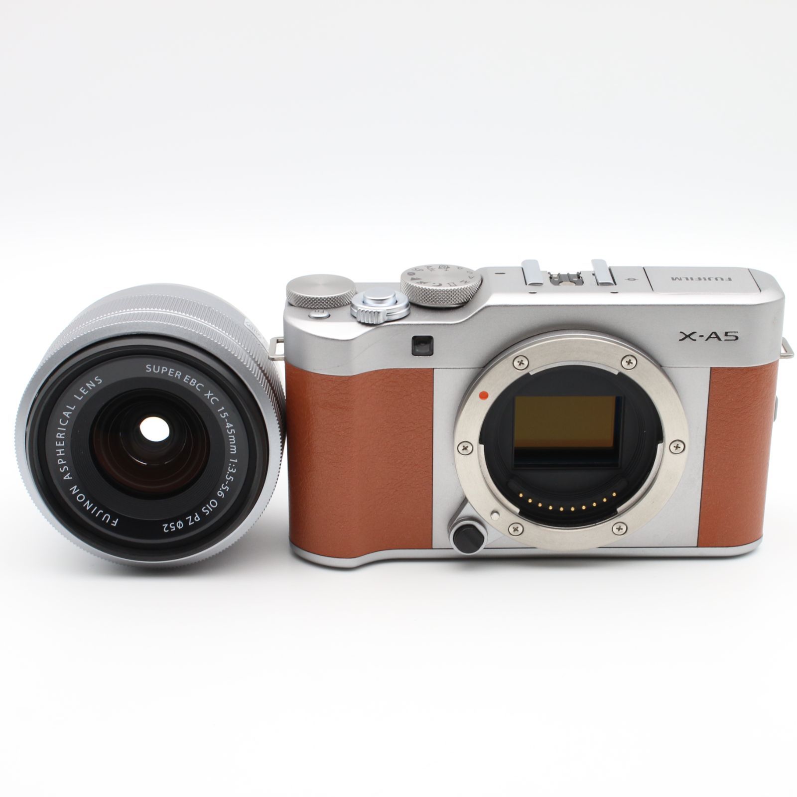 極上品】 FUJIFILM X-A5 レンズキット ブラウン FUJINON XC 15-45mm F3