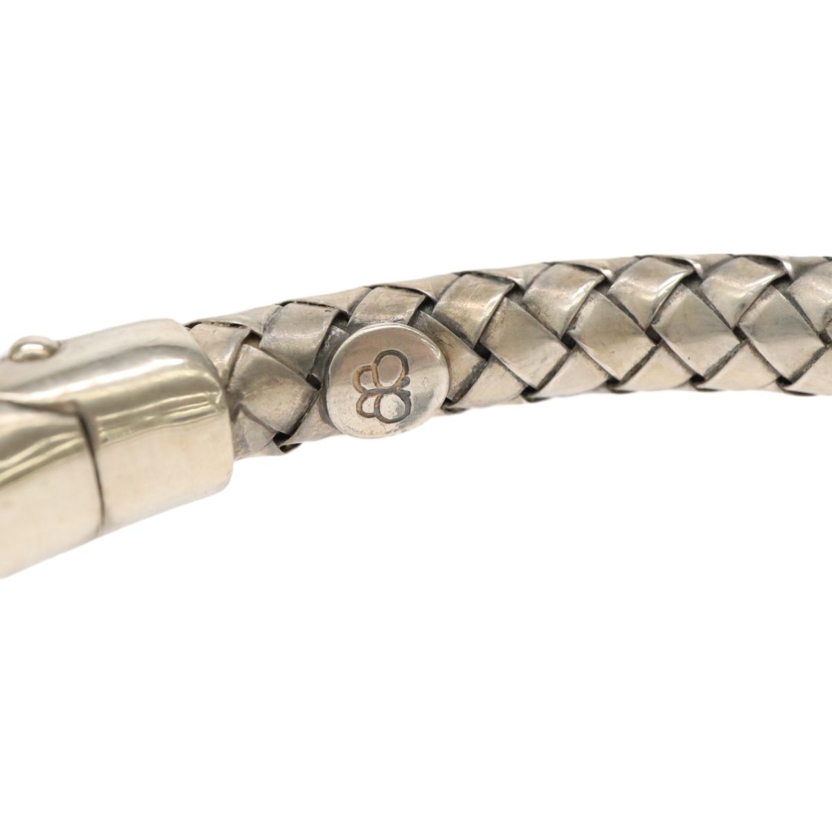 ポッテガヴェネタ　シルバー編み込みバングル BOTTEGA VENETA ボッテガヴェネタ 925 シルバー SILVER 編み込み