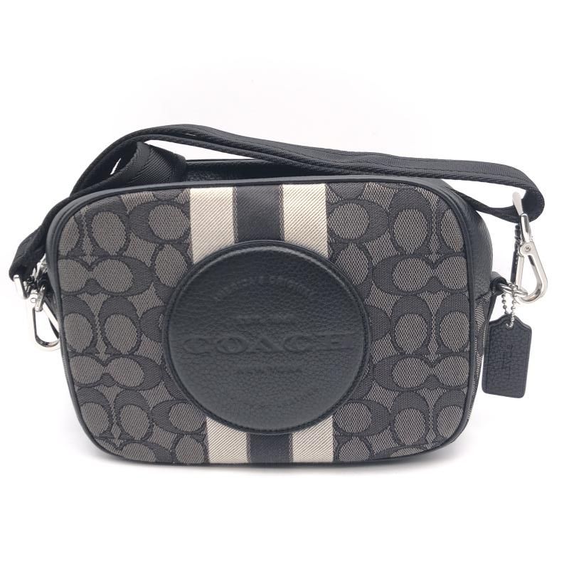 【中古】COACH　シグネチャーショルダーバッグ　H2022-1912　ブラック　コーチ[17][240017760232] 中古】COACH シグネチャーショルダーバッグ H2022-1912 ブラック