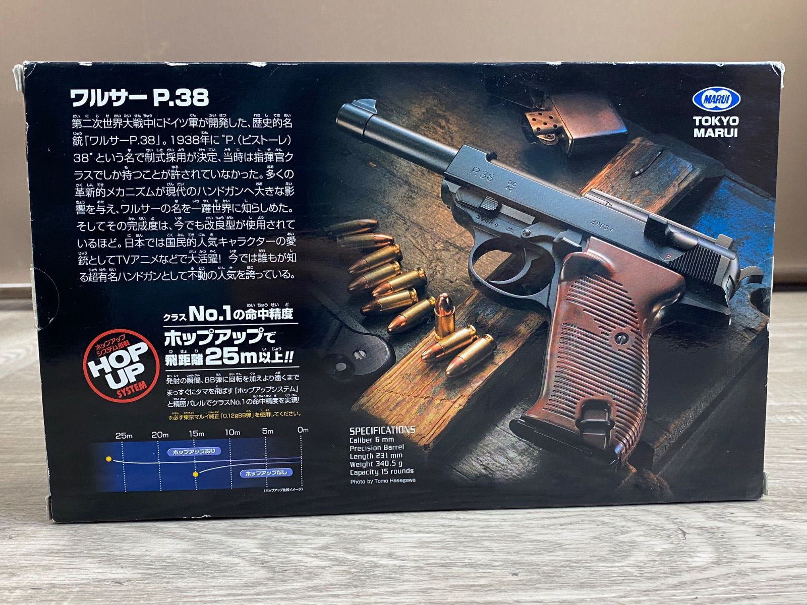 ワルサーP38 10歳以上エアーHOPハンドガン 手動 ジャンク品 26WK0413
