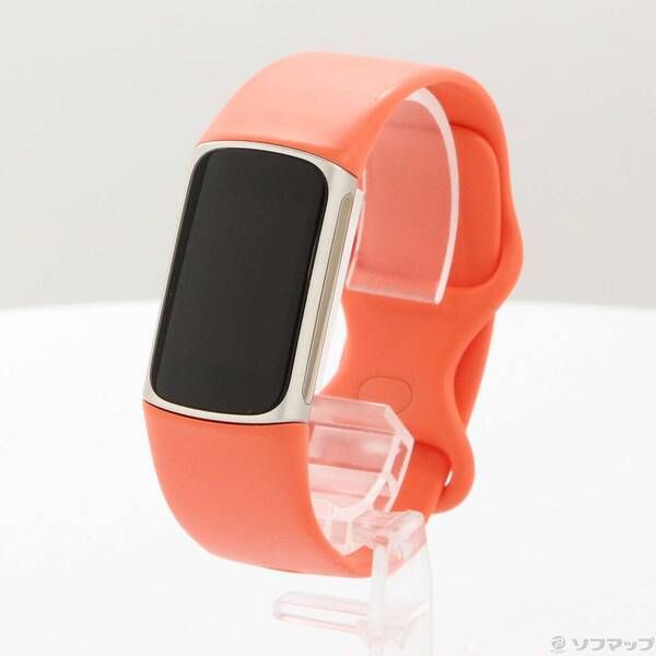 Fitbit Charge 6 Coral/Gold 中古品 - メルカリ