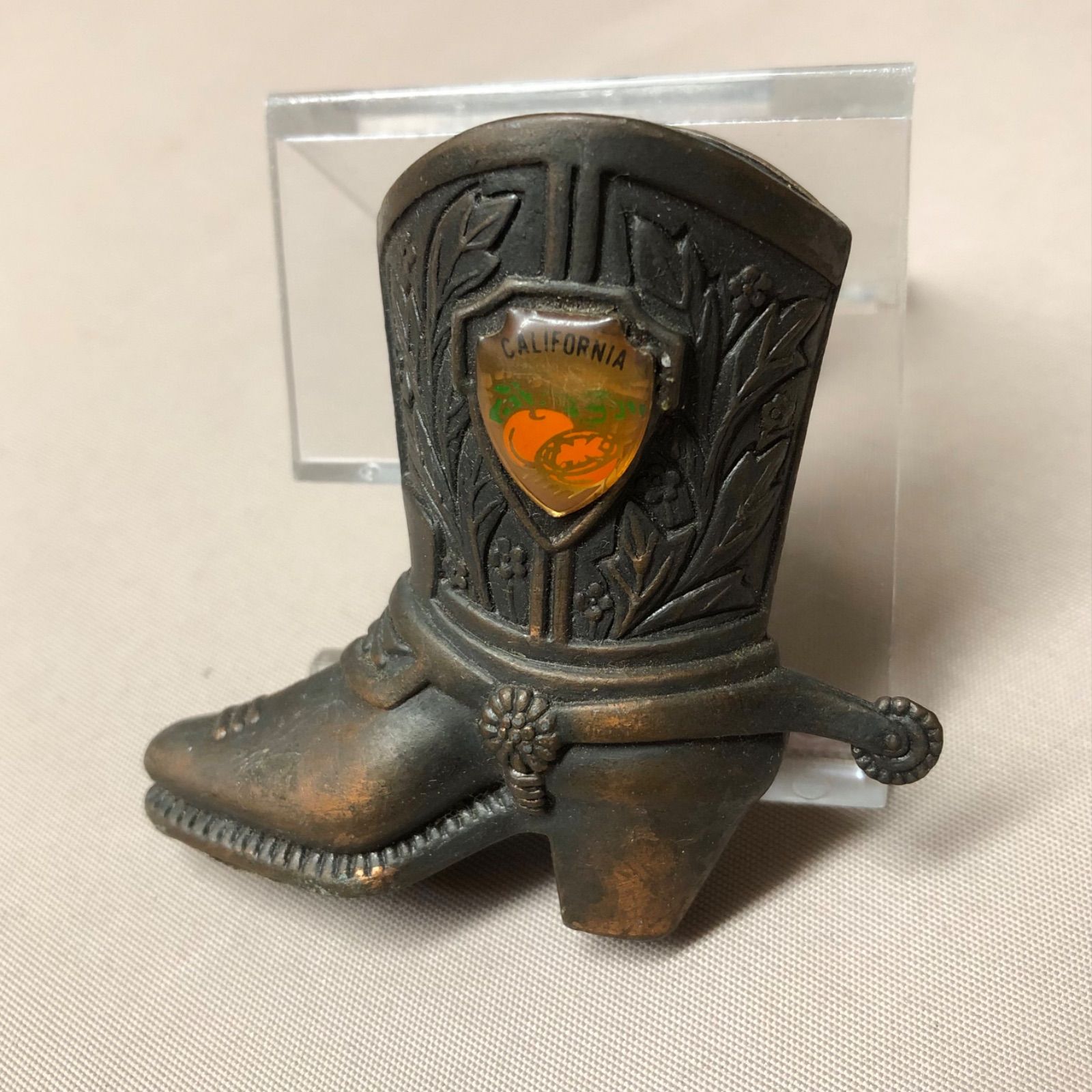 ヴィンテージ品 ミニチュア オブジェ カウボーイブーツ 置物 装飾品 