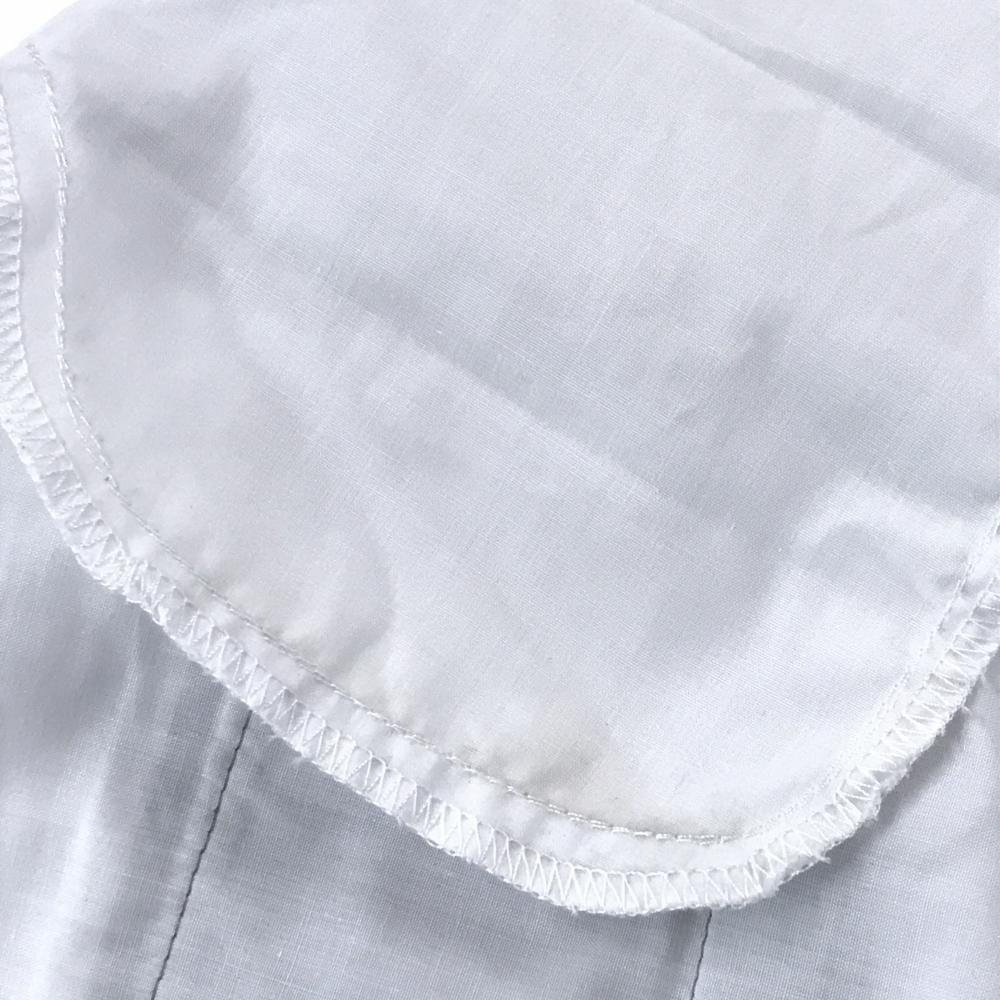 美品】レザレクション ハーフパンツ グレー×白 ストレッチ ロゴ