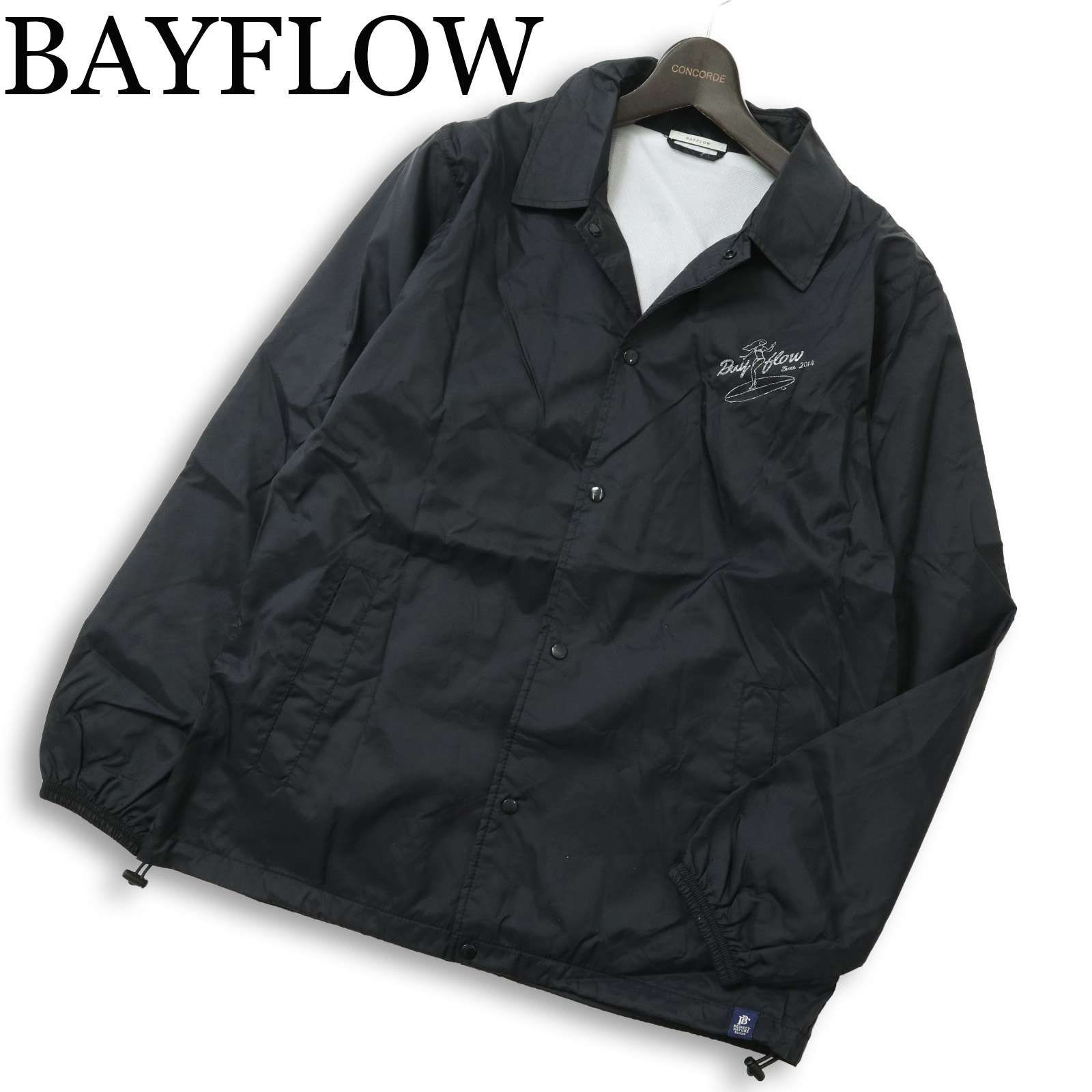 BAYFLOW ベイフロー 通年 胸元ロゴプリント☆ バックプリント コーチ 