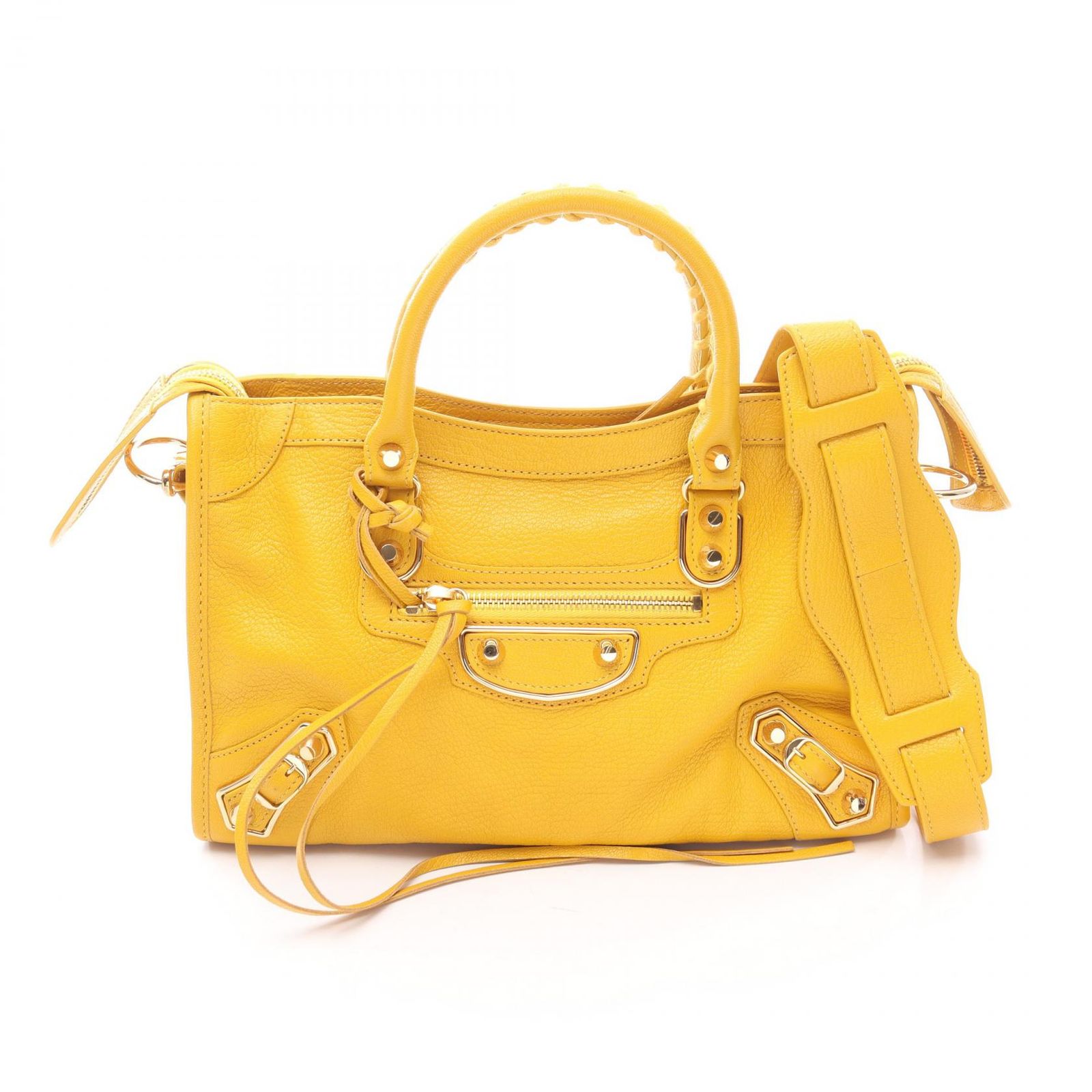 バレンシアガ BALENCIAGA ハンドバッグ クラシック メタリック エッジ 