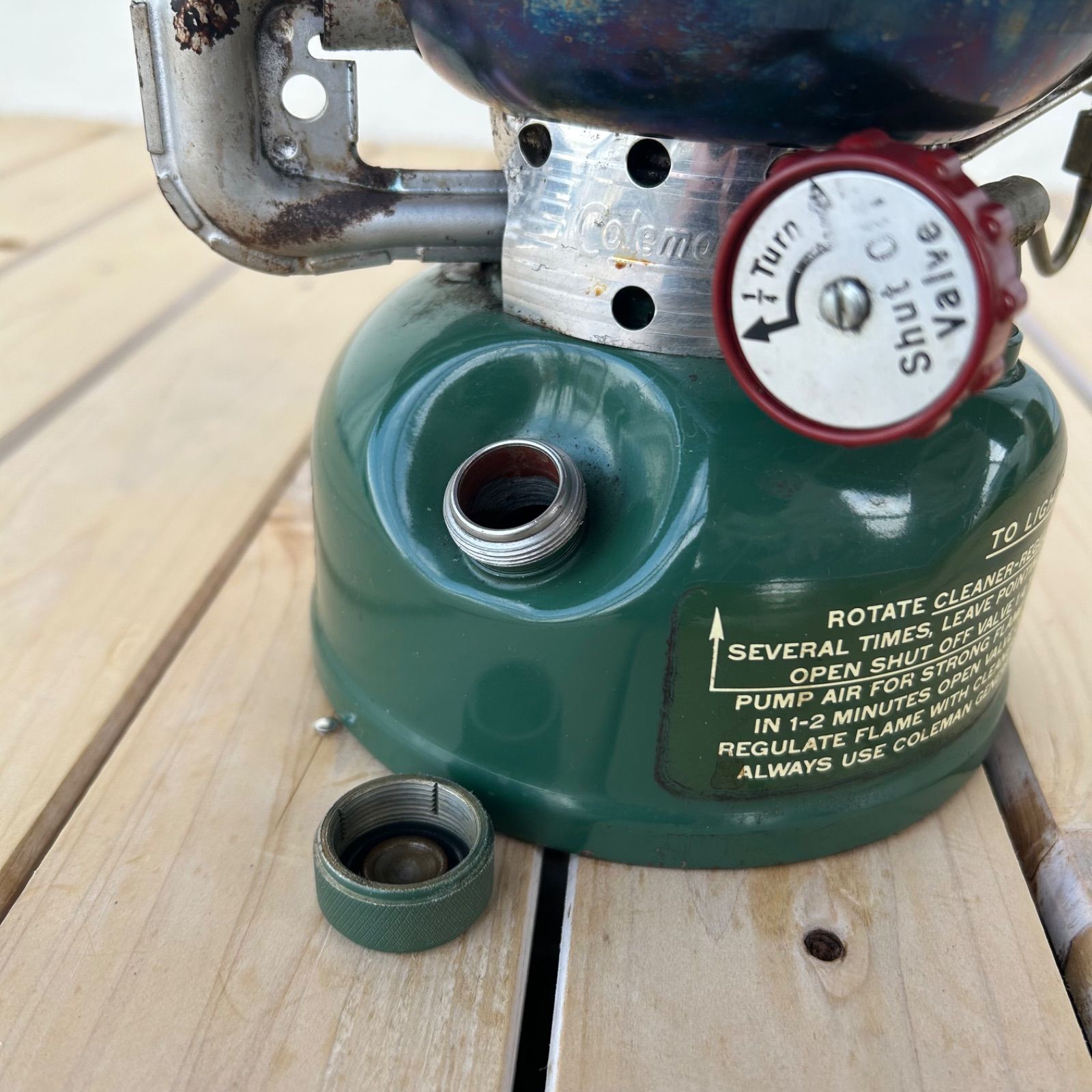 動作未確認】Coleman コールマン ヒートドラム ヴィンテージ 502-952
