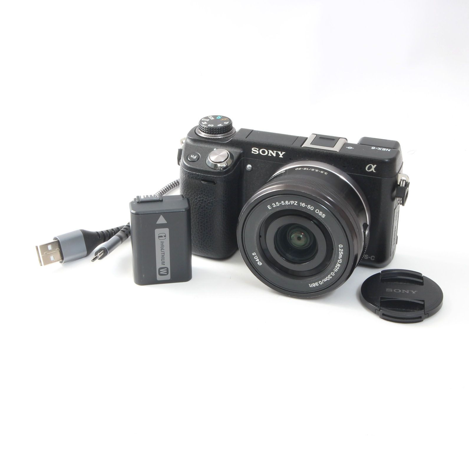 SONY ソニー α NEX-6 + E PZ 16-50mm F3.5-5.6 レンズセット 