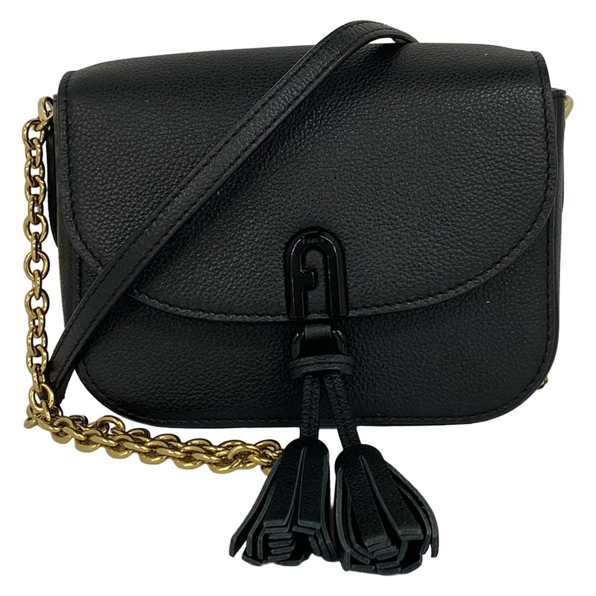 FURLA(フルラ) ショルダーバッグ プリムラ 黒 チェーンショルダー/斜 