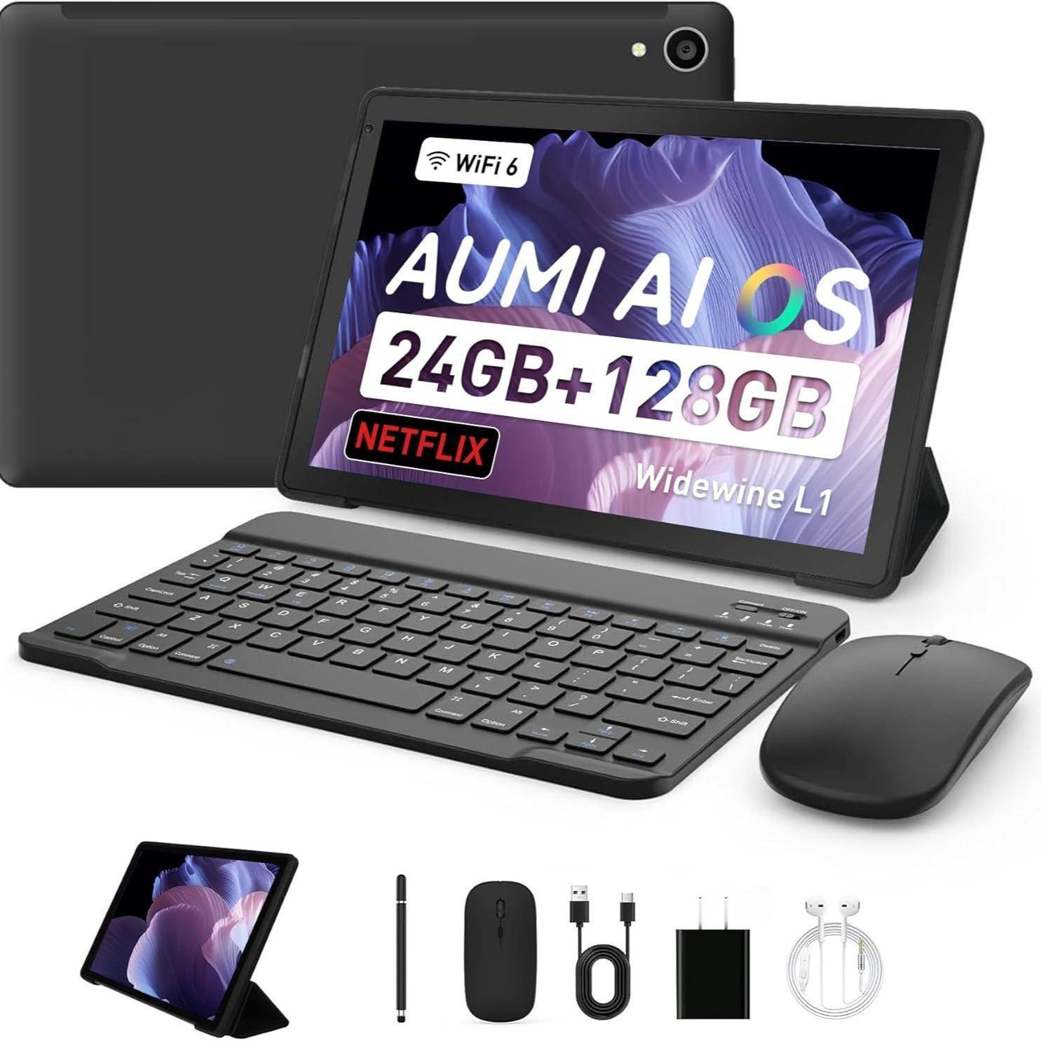 新品】10インチ Androidタブレット AUMI AI OS C108 ブラック - メルカリ