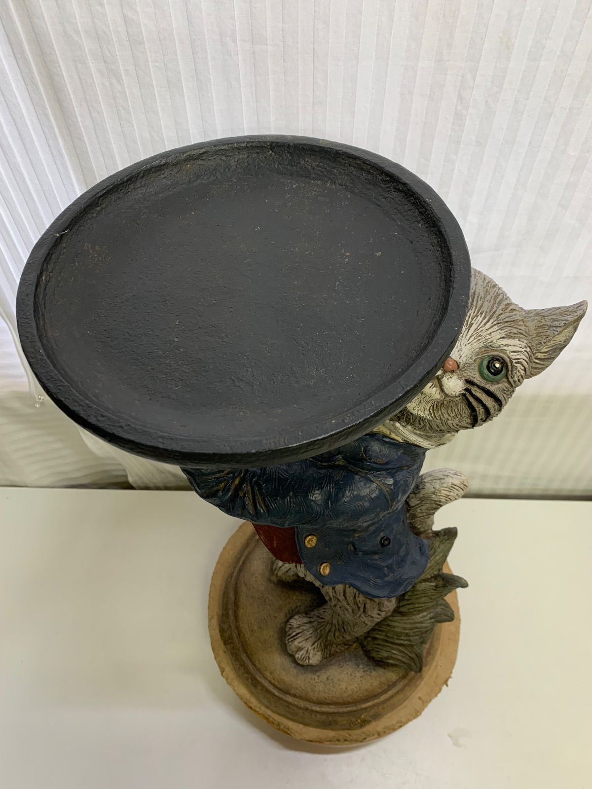 セトクラフト 猫 置物 SETO CRAFT 1954年製 トレイスタンド 花台
