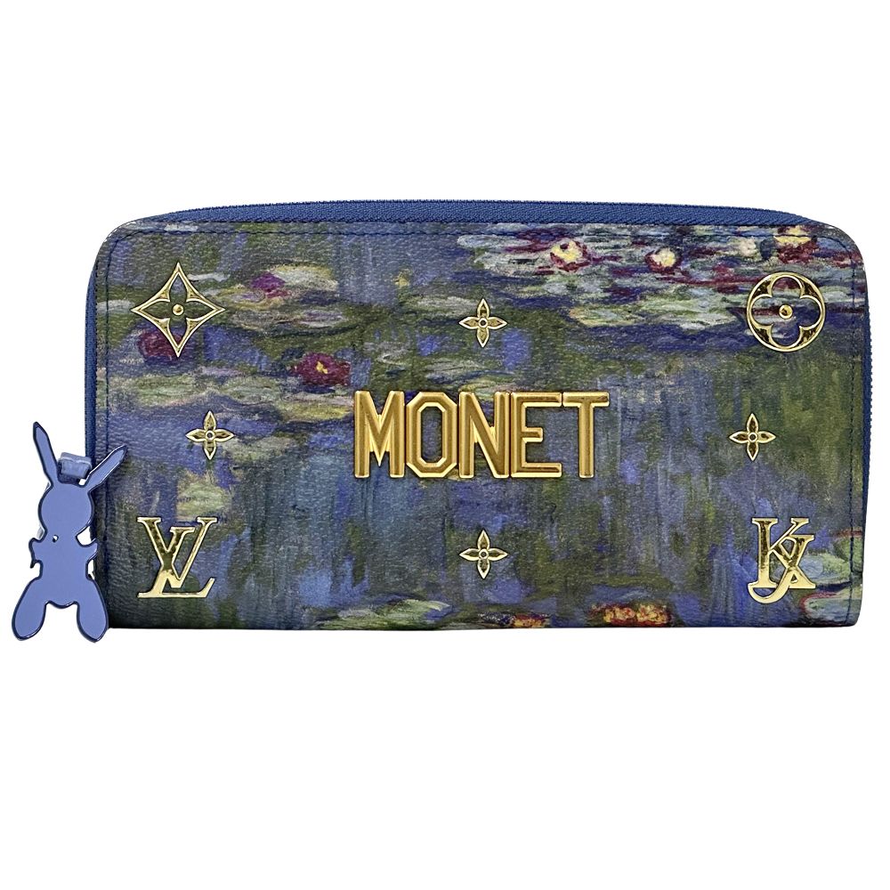 ルイ・ヴィトン LOUIS VUITTON 財布 セルティ レディース ブランド 長財布 ジッピー ウォレット ブルー M64631 モネ MONET 睡蓮 Water Lilies マスターズコレクション 【中古】 ルイ・ヴィトン LOUIS VUITTON 財布 セルティ レディース ブランド 長