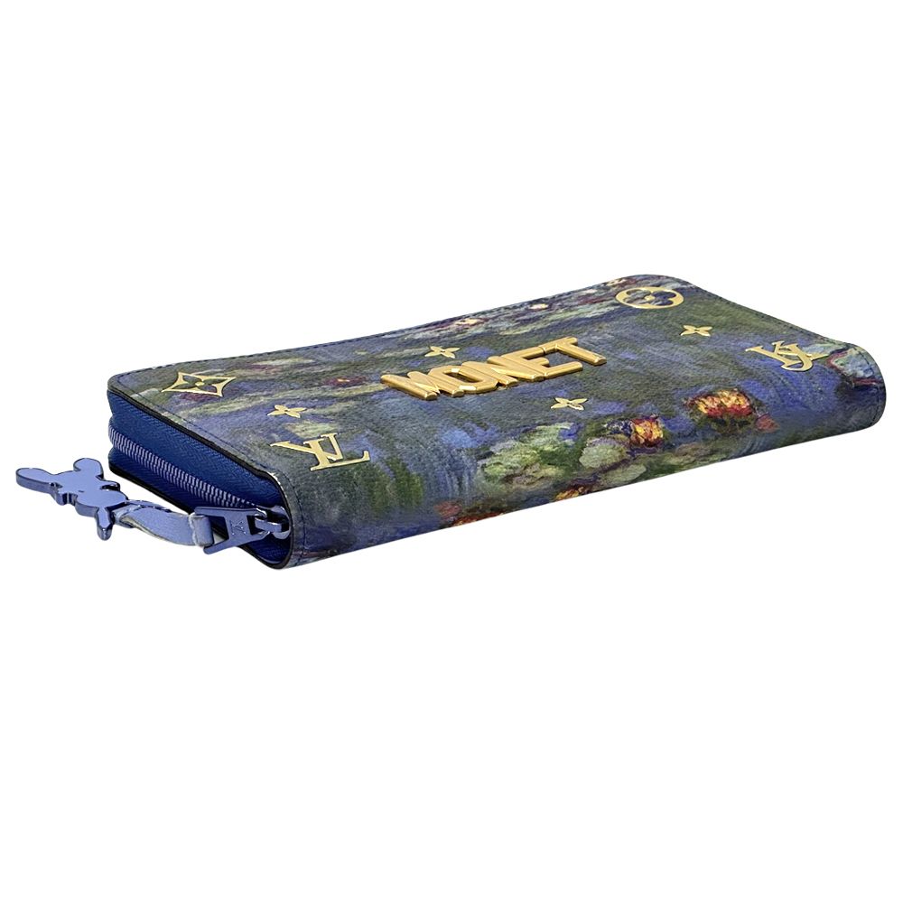 ルイ・ヴィトン LOUIS VUITTON 財布 セルティ レディース ブランド 長財布 ジッピー ウォレット ブルー M64631 モネ MONET 睡蓮 Water Lilies マスターズコレクション 【中古】 ルイ・ヴィトン LOUIS VUITTON 財布 セルティ レディース ブランド 長
