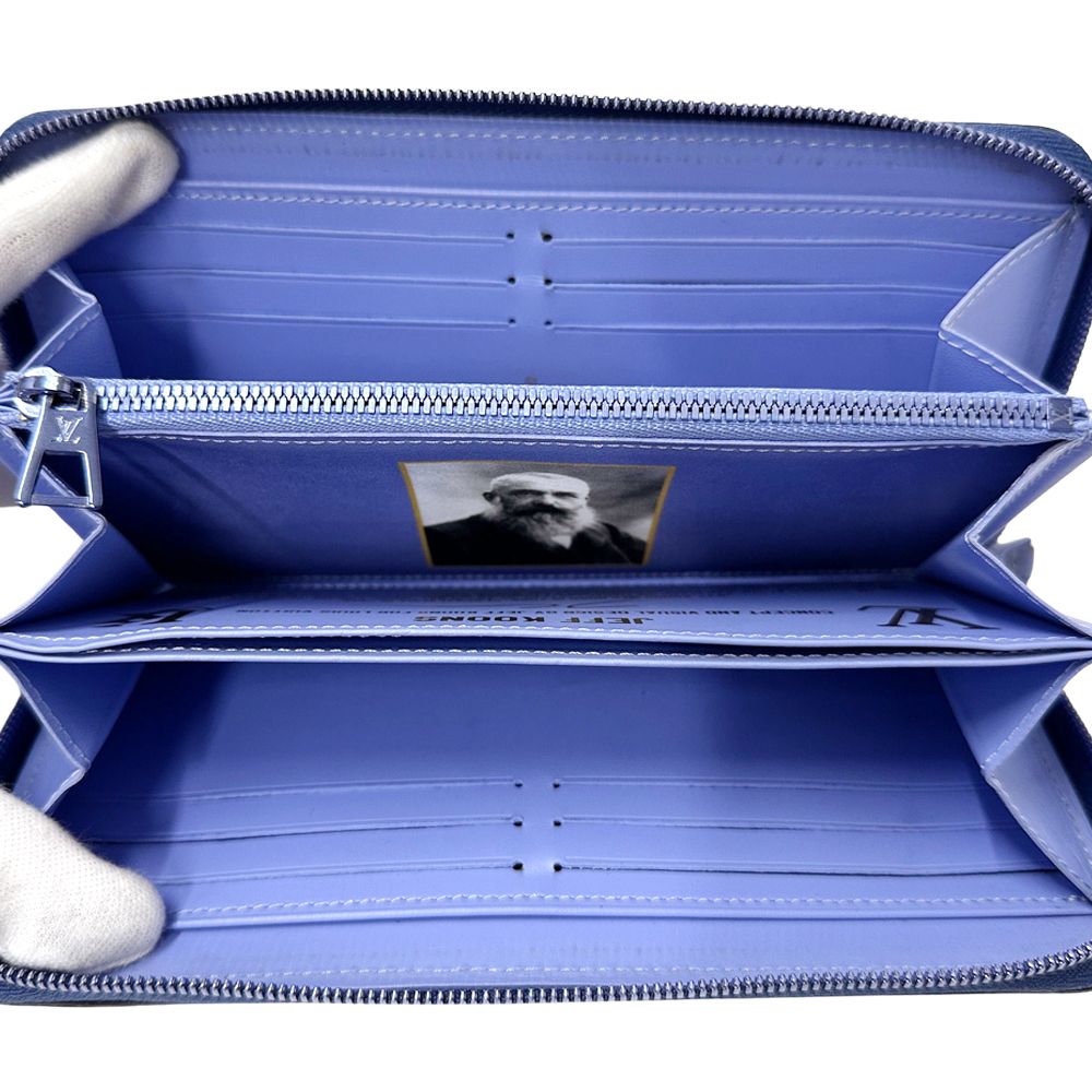 ルイ・ヴィトン LOUIS VUITTON 財布 セルティ レディース ブランド 長財布 ジッピー ウォレット ブルー M64631 モネ MONET 睡蓮 Water Lilies マスターズコレクション 【中古】 ルイ・ヴィトン LOUIS VUITTON 財布 セルティ レディース ブランド 長
