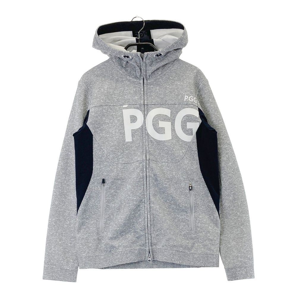 パーリーゲイツPGG ポリエステルヤーンパーカー カーキ色サイズ1