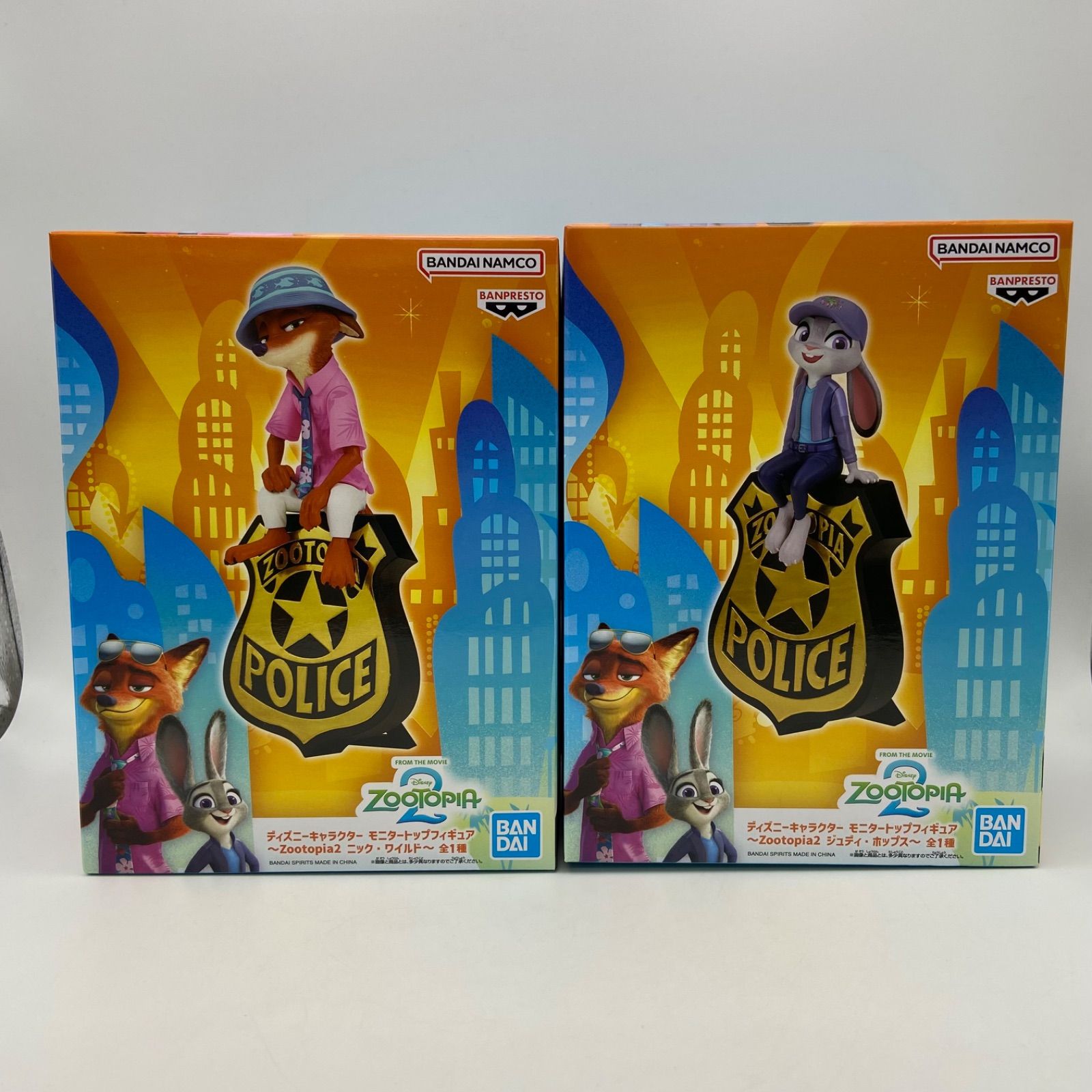 ZOOTOPIA ズートピア 2 2点セット ディズニーキャラクター モニター