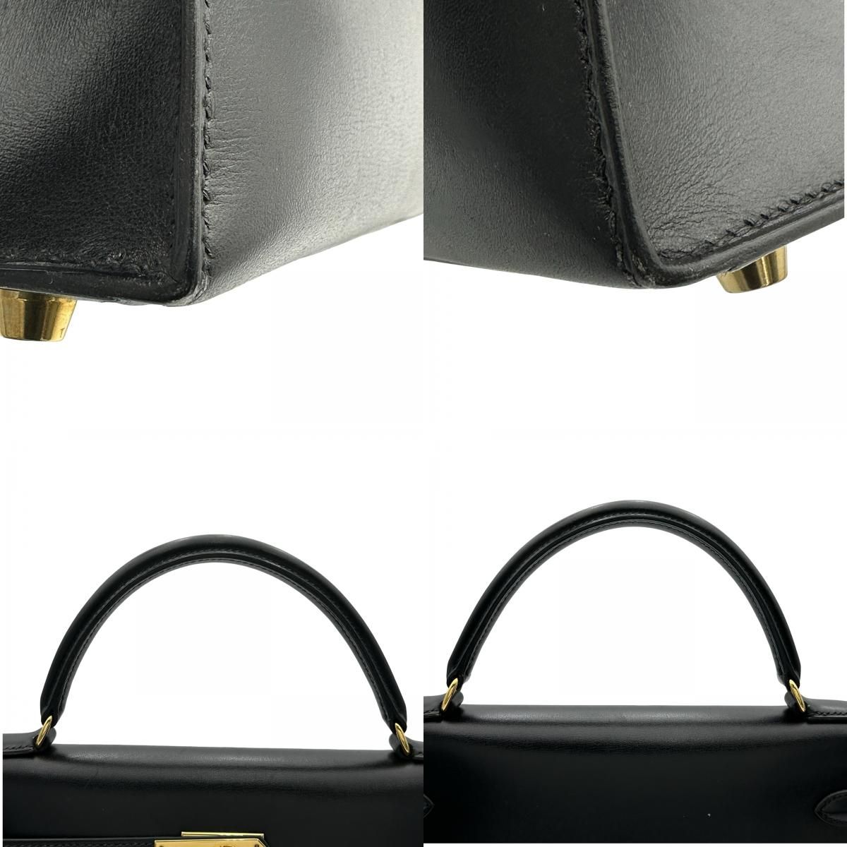 エルメス HERMES ケリー32 外縫い 〇Z刻 ブラック ゴールド金具