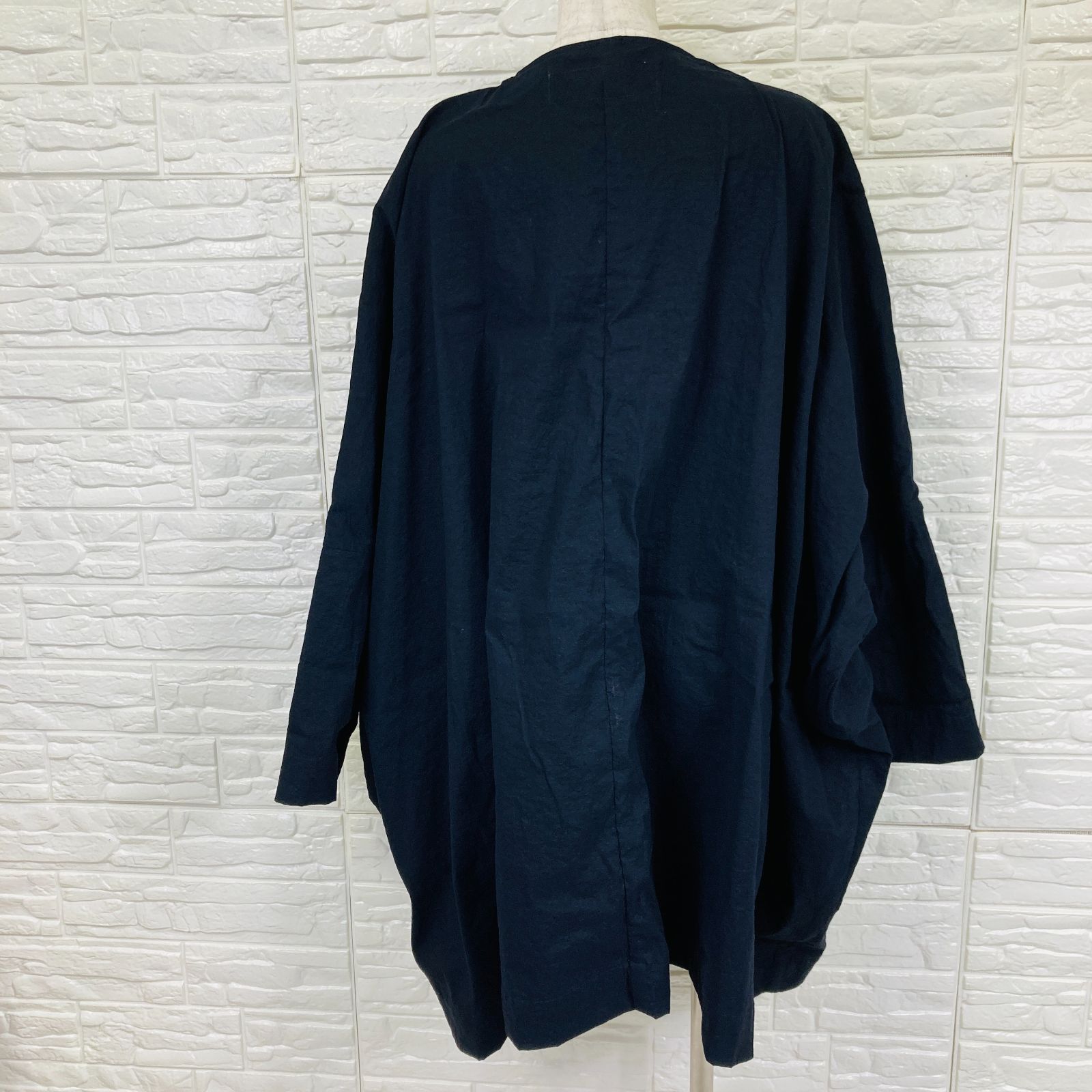 BASISBROEK バージスブルック カーディガン アウター 羽織 ブラック系 