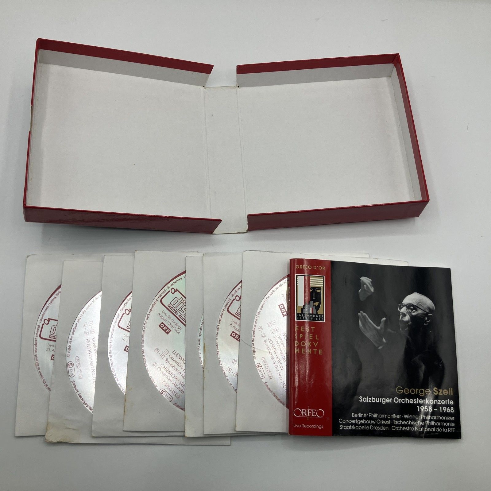 ☆GEORGE SZELL / SALZBURG ORCHESTRAL CONCERTS 1958-1968 (7CD