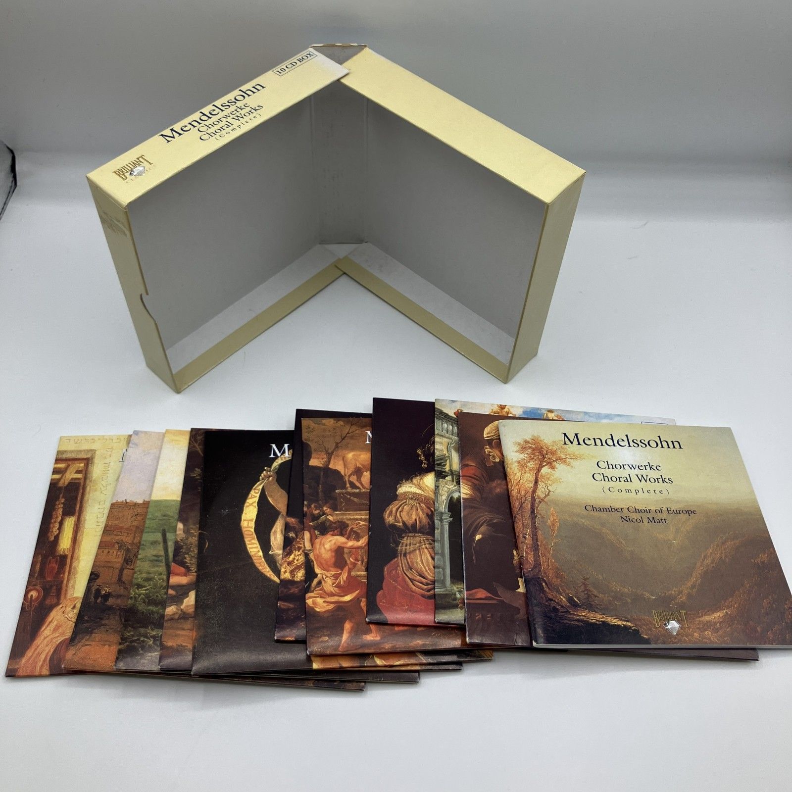 ☆MENDELSSOHN: CHORAL WORKS COMPLETE (10CD) BRL99997 CHAMBER CHOIR 