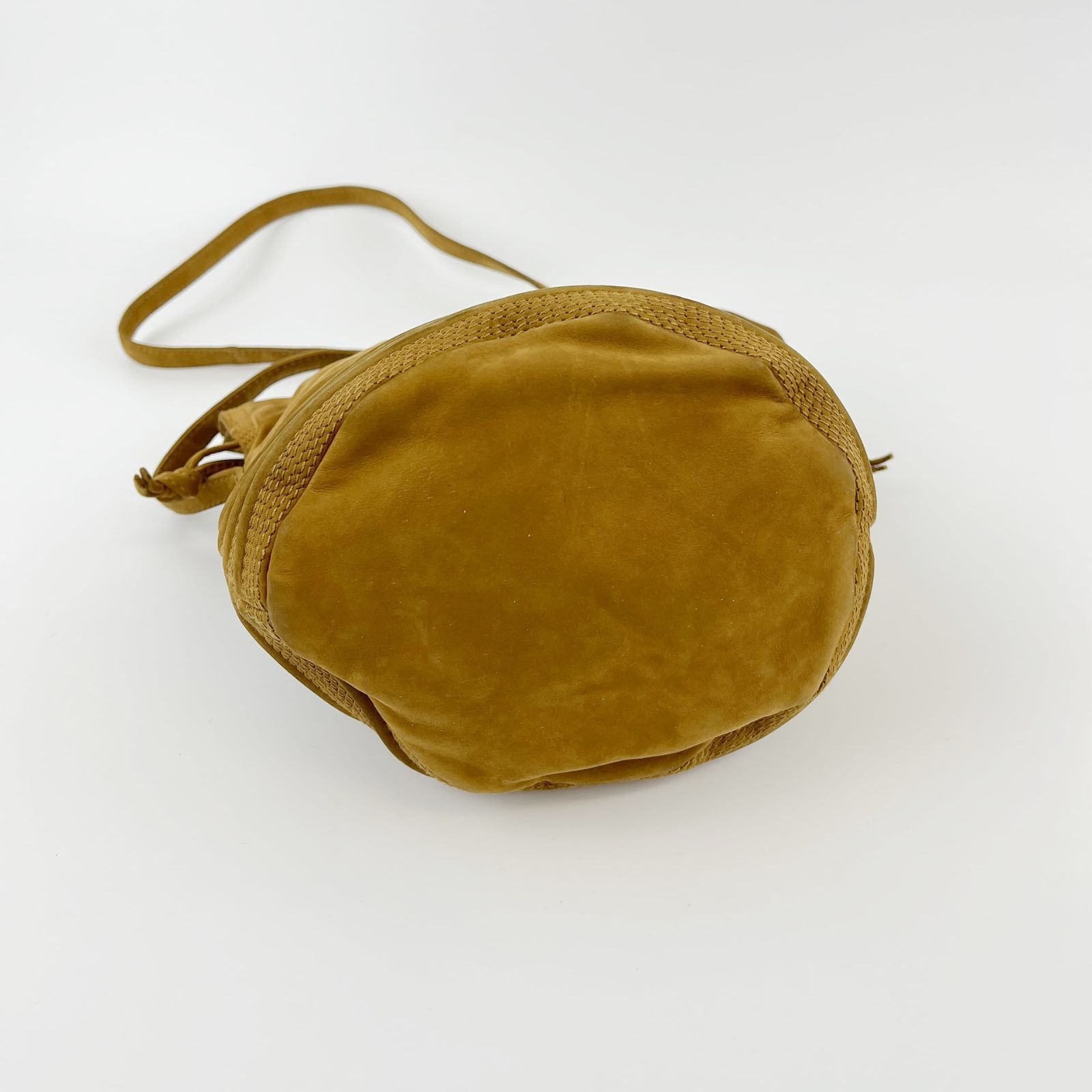 LOEWE ロエベ アナグラム ショルダーバッグ ブラウン スエード 