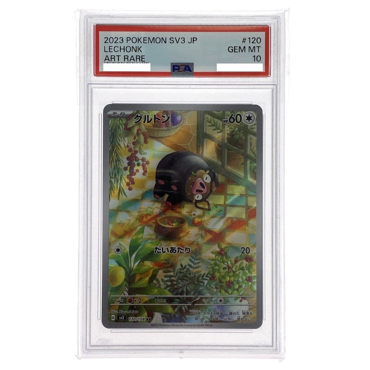 ポケモンカード グルトン AR 120/108 SV3 PSA10 ポケカ トレカ - メルカリ