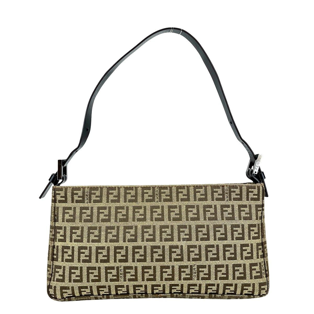 FENDI フェンディ ズッキーノ アクセサリーポーチ ズッカ ハンドバッグ 