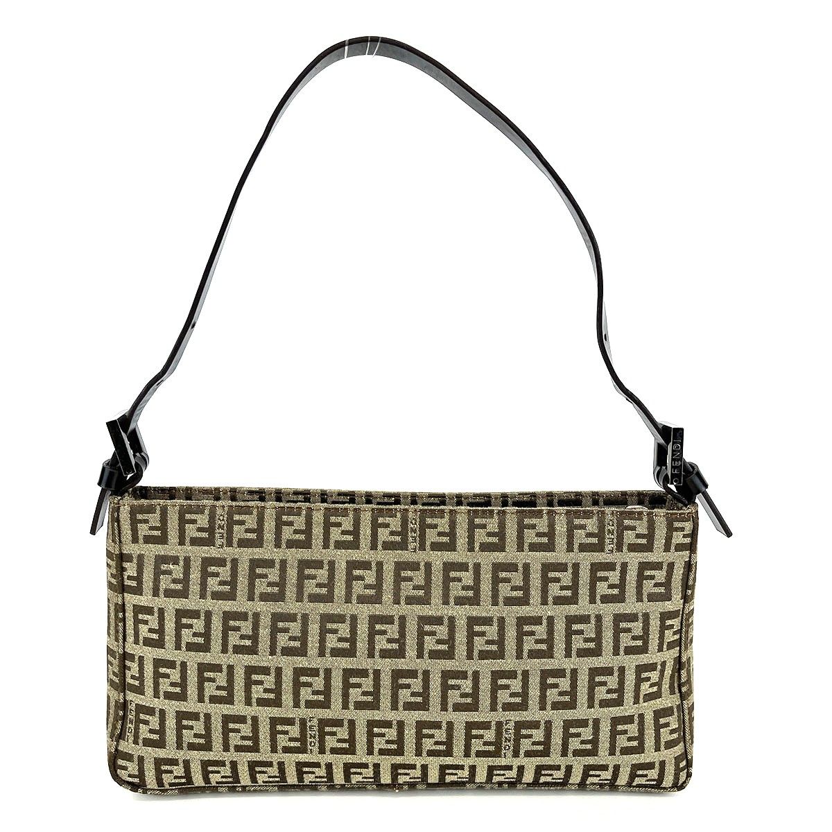 FENDI フェンディ ズッキーノ アクセサリーポーチ ズッカ ハンドバッグ 