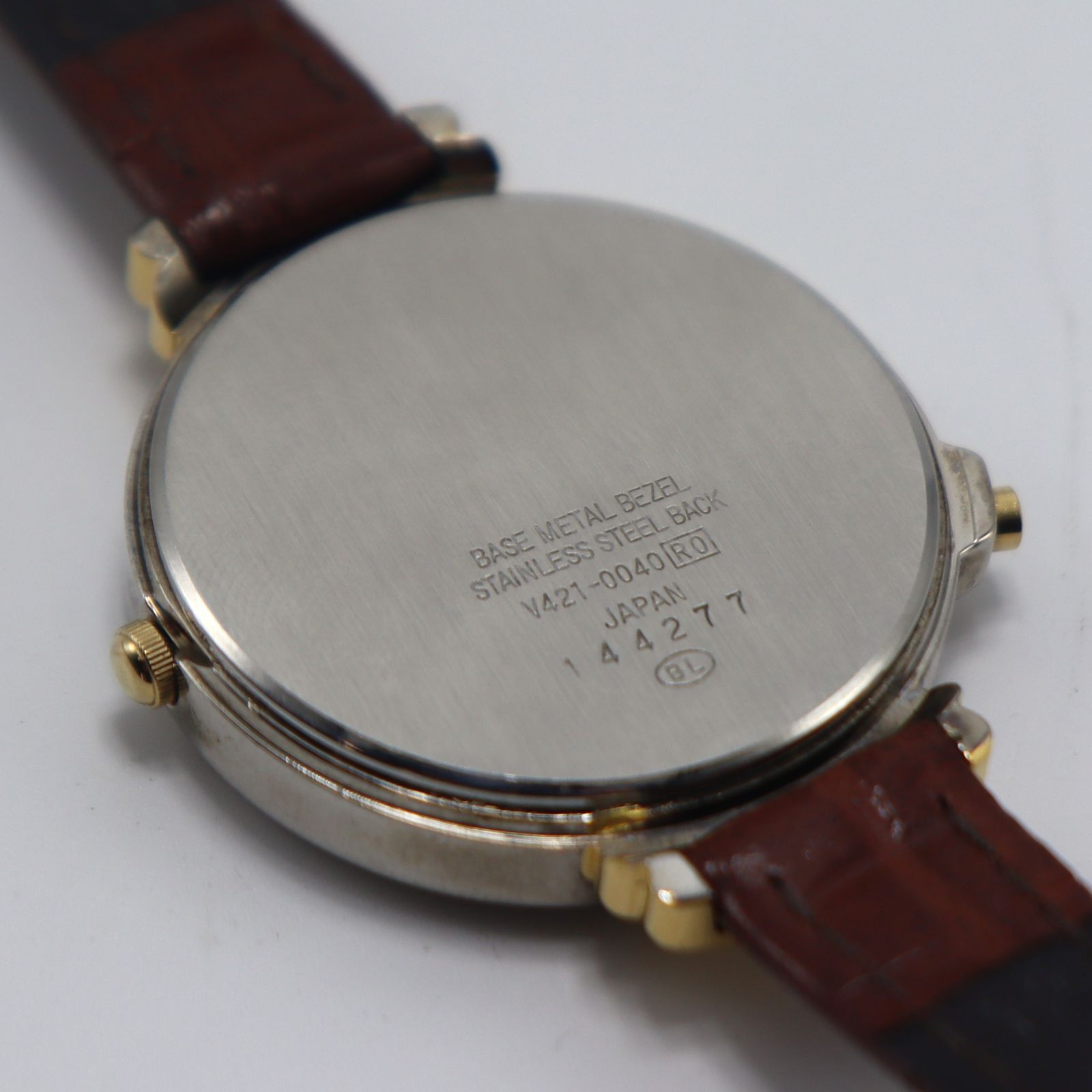 ✨SEIKO✨セイコー✨V421-0040✨メロディー✨ホワイト文字盤✨腕時計