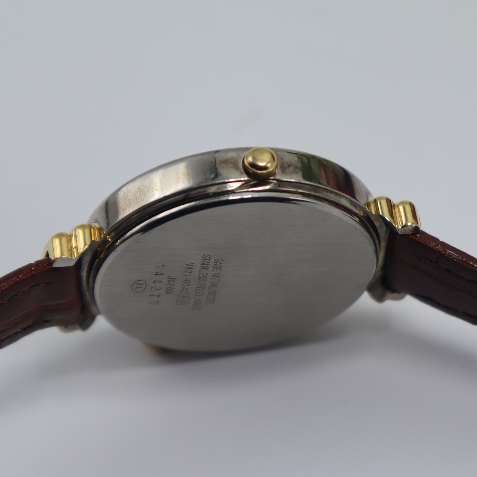 電池新品 SEIKO メロディーウォッチ V421-0040 クォーツ 音符柄文字盤