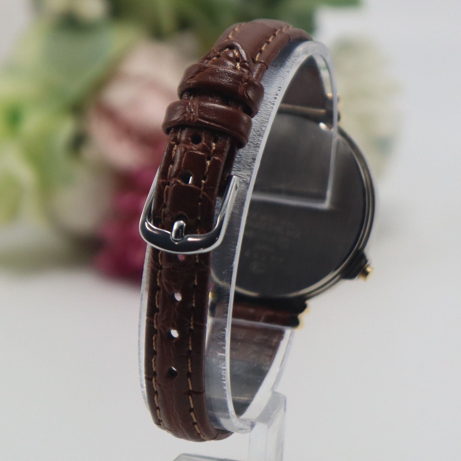 電池新品 SEIKO メロディーウォッチ V421-0040 クォーツ 音符柄文字盤