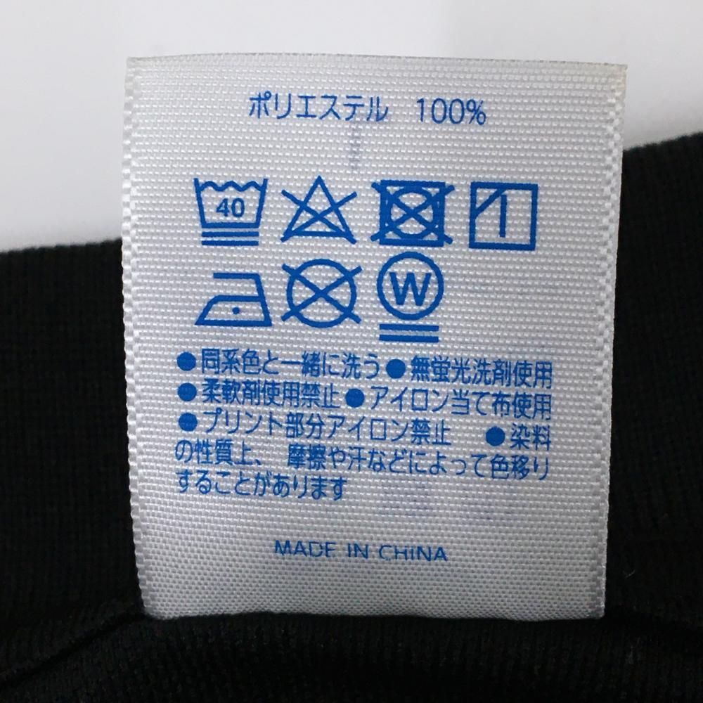 超美品】ノーポイント 半袖ポロシャツ 黒×ライトブルー ANTI DIRTY