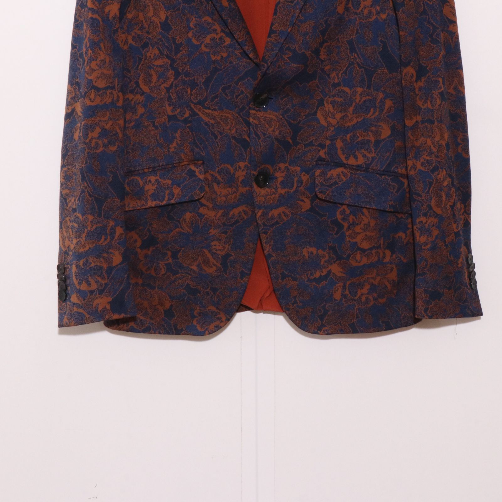 美品 ETRO アウター 総柄 フラワー柄 コットン ポケット付き 
