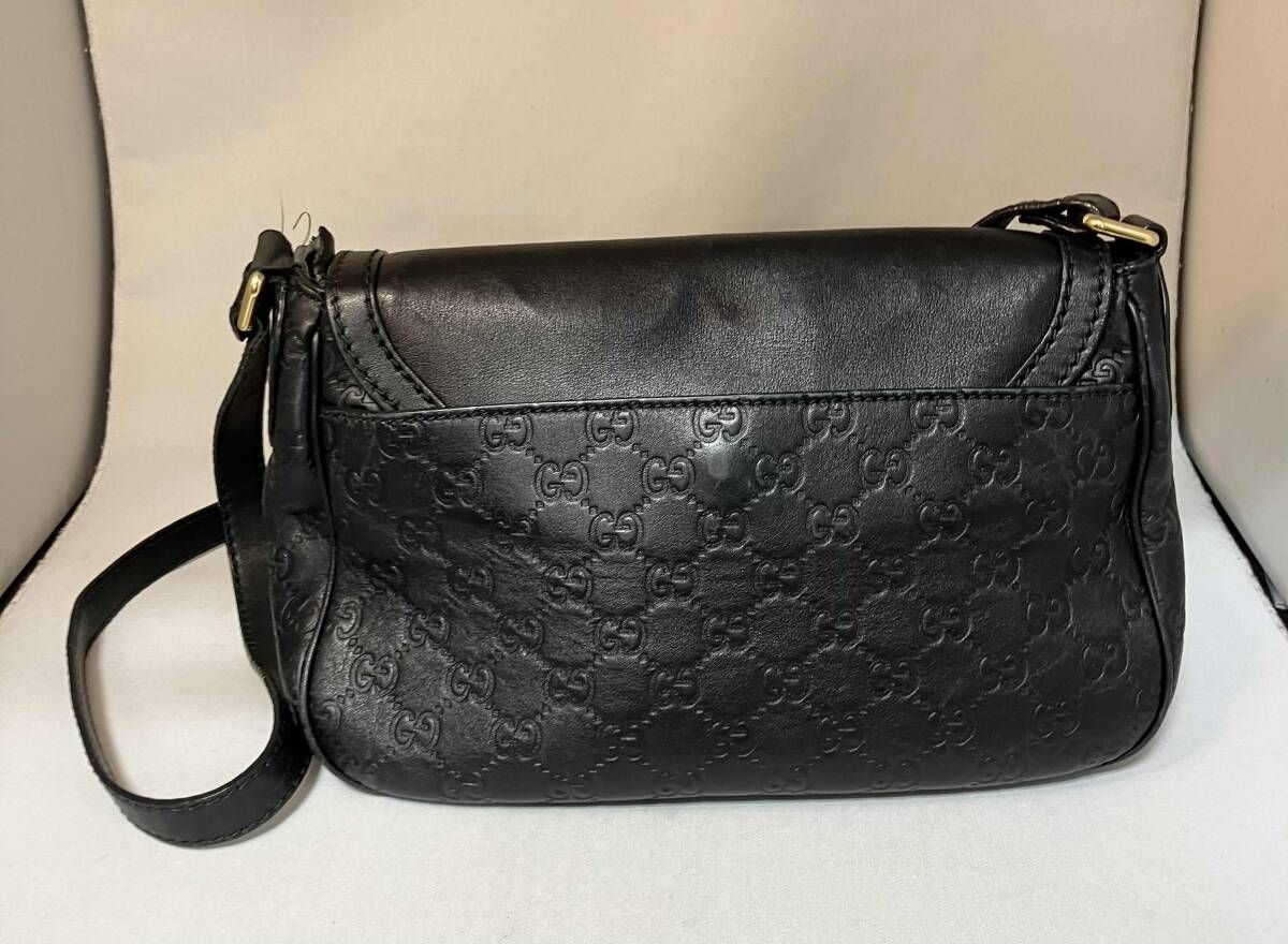 GUCCI グッチ グッチシマ 308452 525040 ブラック ショルダーバッグ