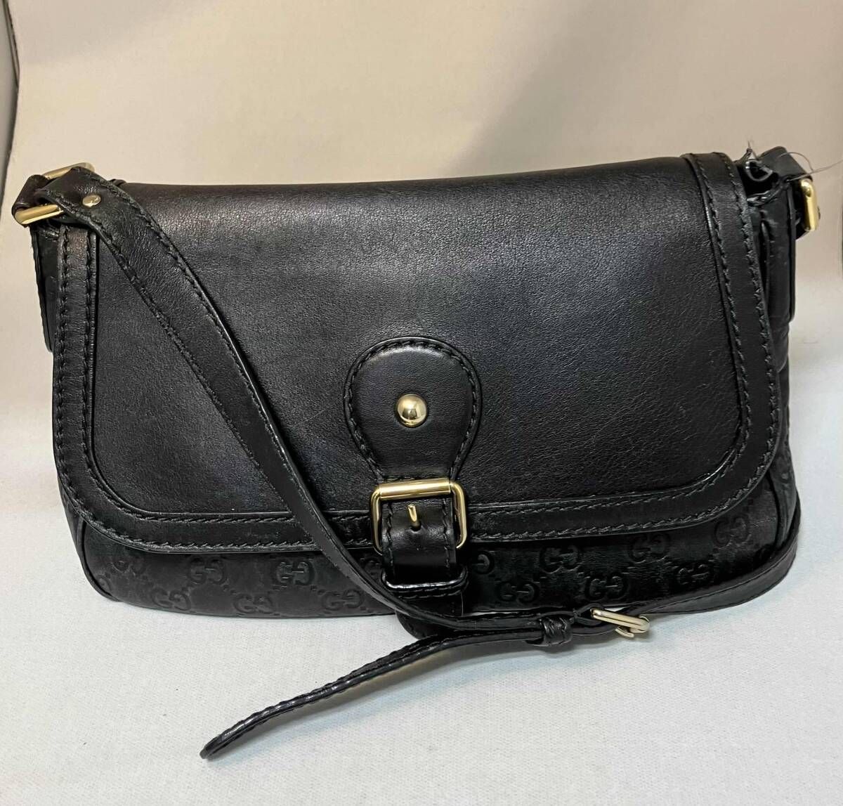 グッチ　バッグ GUCCI グッチ グッチシマ 308452 525040 ブラック ショルダーバッグ