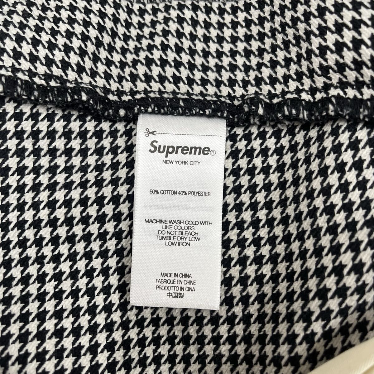 Supreme シュプリーム 25SS Work Pant White Houndstooth ワークパンツ 
