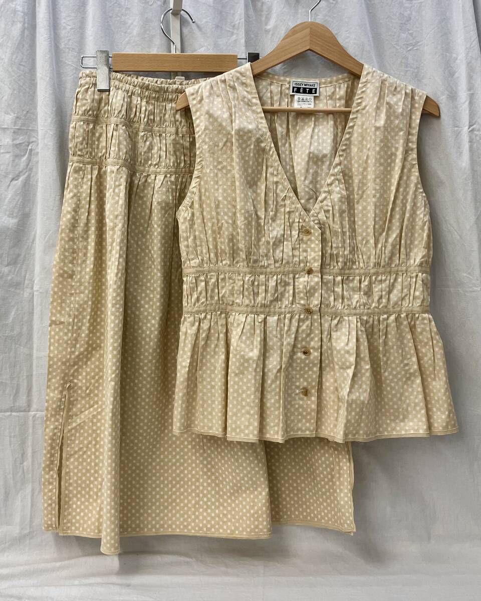 ISSEY MIYAKE FETE イッセイミヤケフェット ノースリーブワンピース