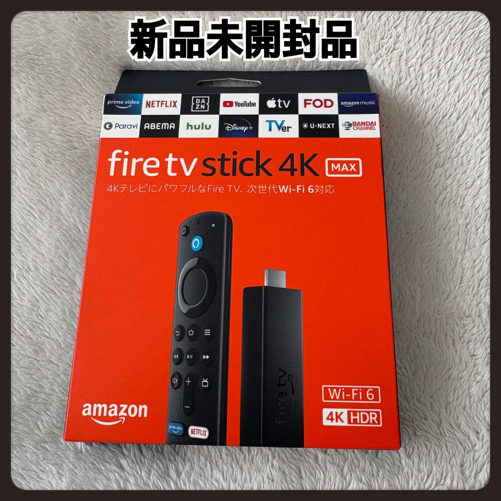 新品】Amazon FireTV Stick ファイヤースティック 4K max 【公式通販】