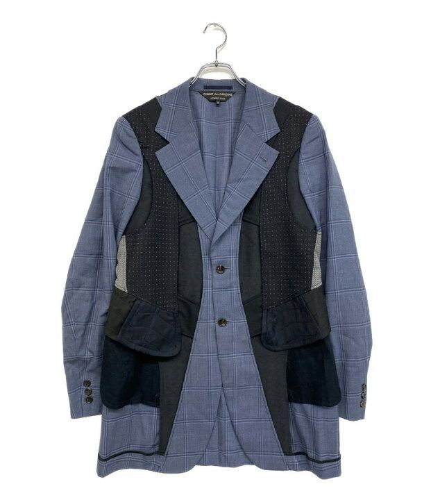 18ss COMME des GARCONS HOMME PLUS ドッキングデザインチェック2B