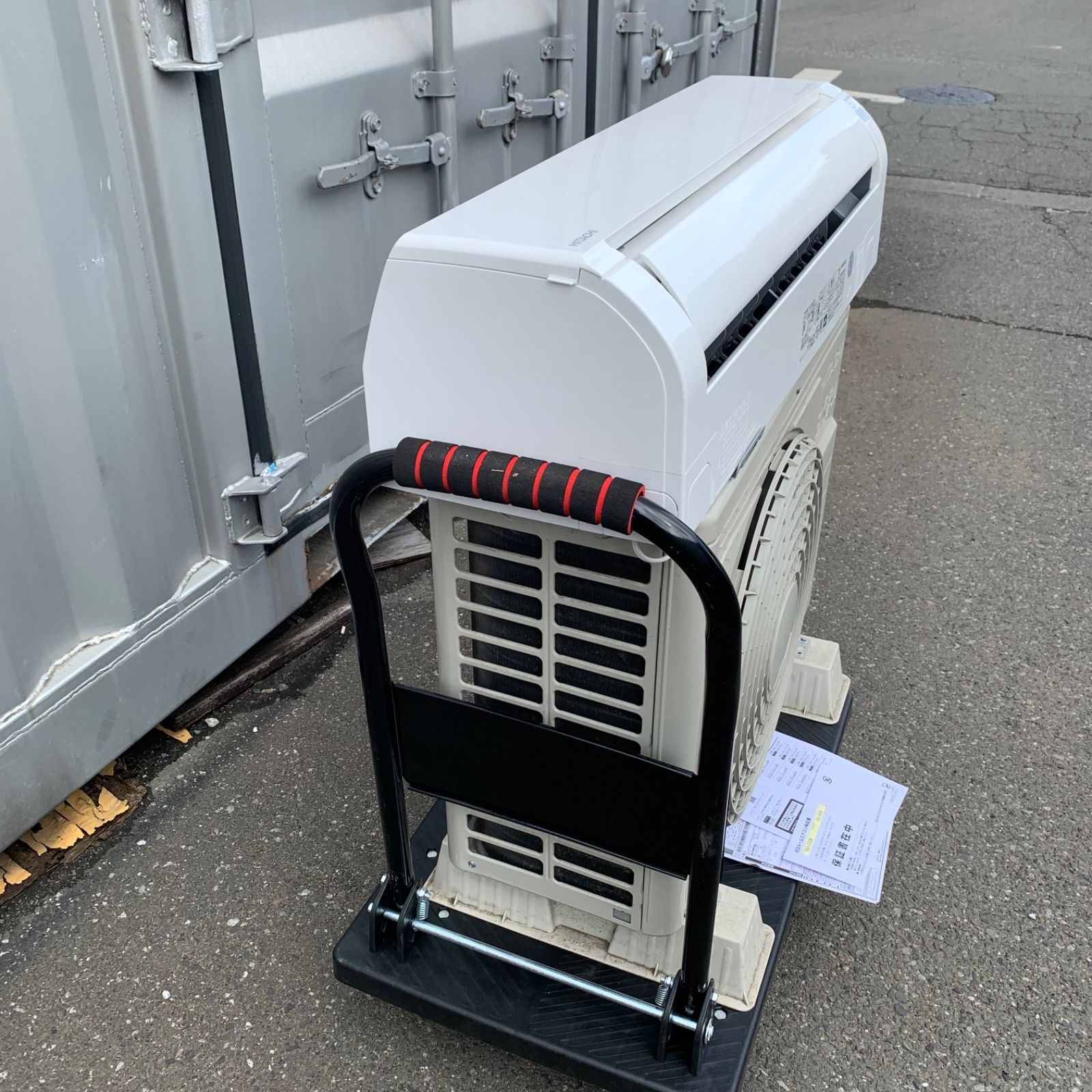 ◯分解洗浄済み 2023年製 HITACHI エアコン RAS-D22M 室外機内機