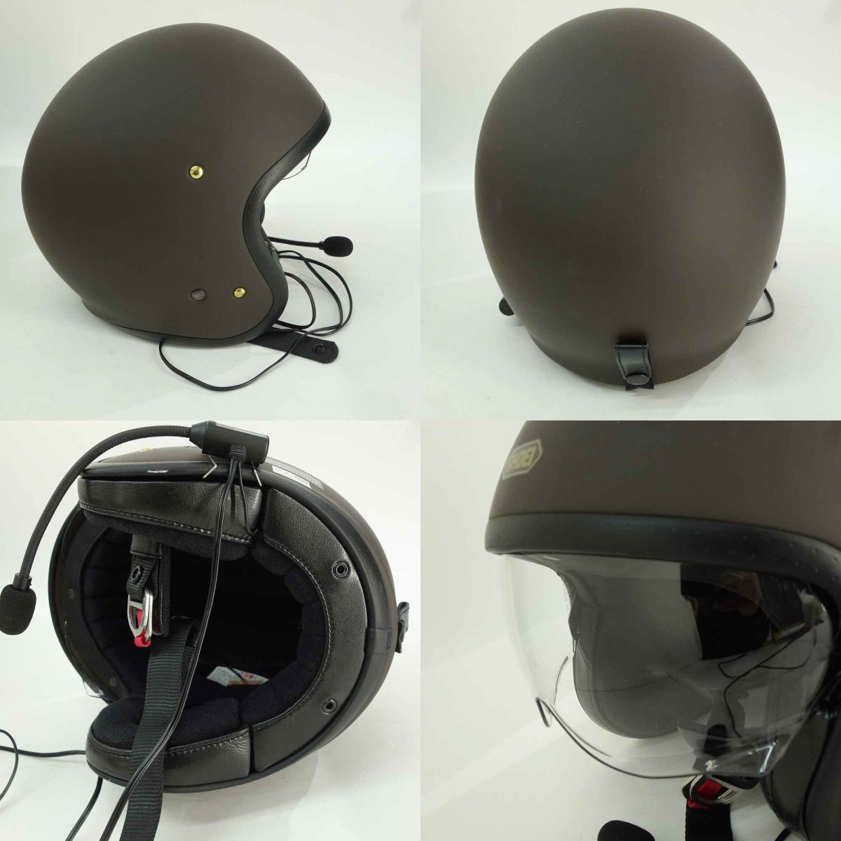 SHOEI ショウエイ ヘルメット J・O マットブラウン Mサイズ 57cm 有線