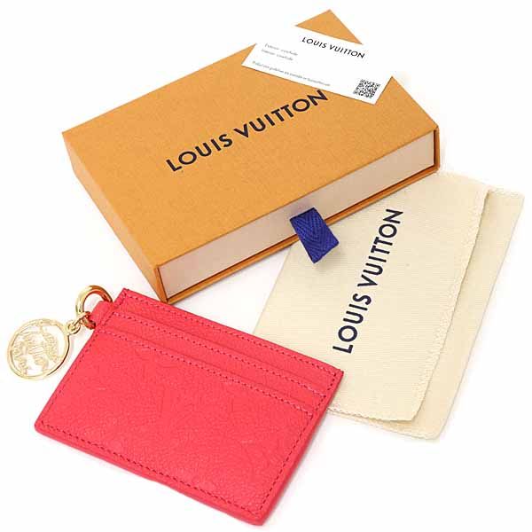 ルイ ヴィトン LOUIS VUITTON カードケース ポルト カルト･LV チャーム カウハイドレザー M28129 ストロベリーピンク 未使用品 ルイ ヴィトン LOUIS VUITTON カードケース ポルト カルト・LV