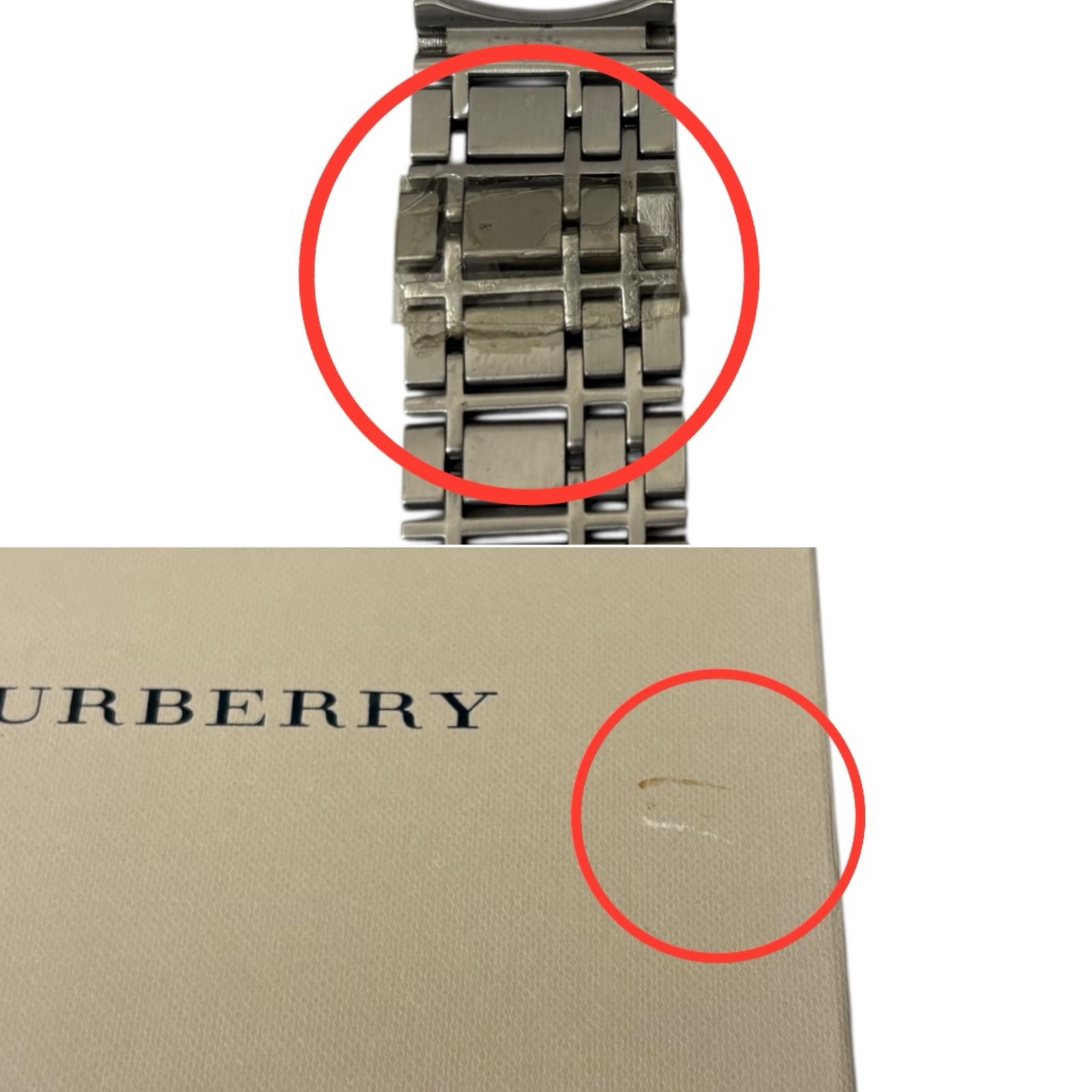BURBERRY (バーバリー) クォーツ腕時計 アナログ BU1350 シルバー 