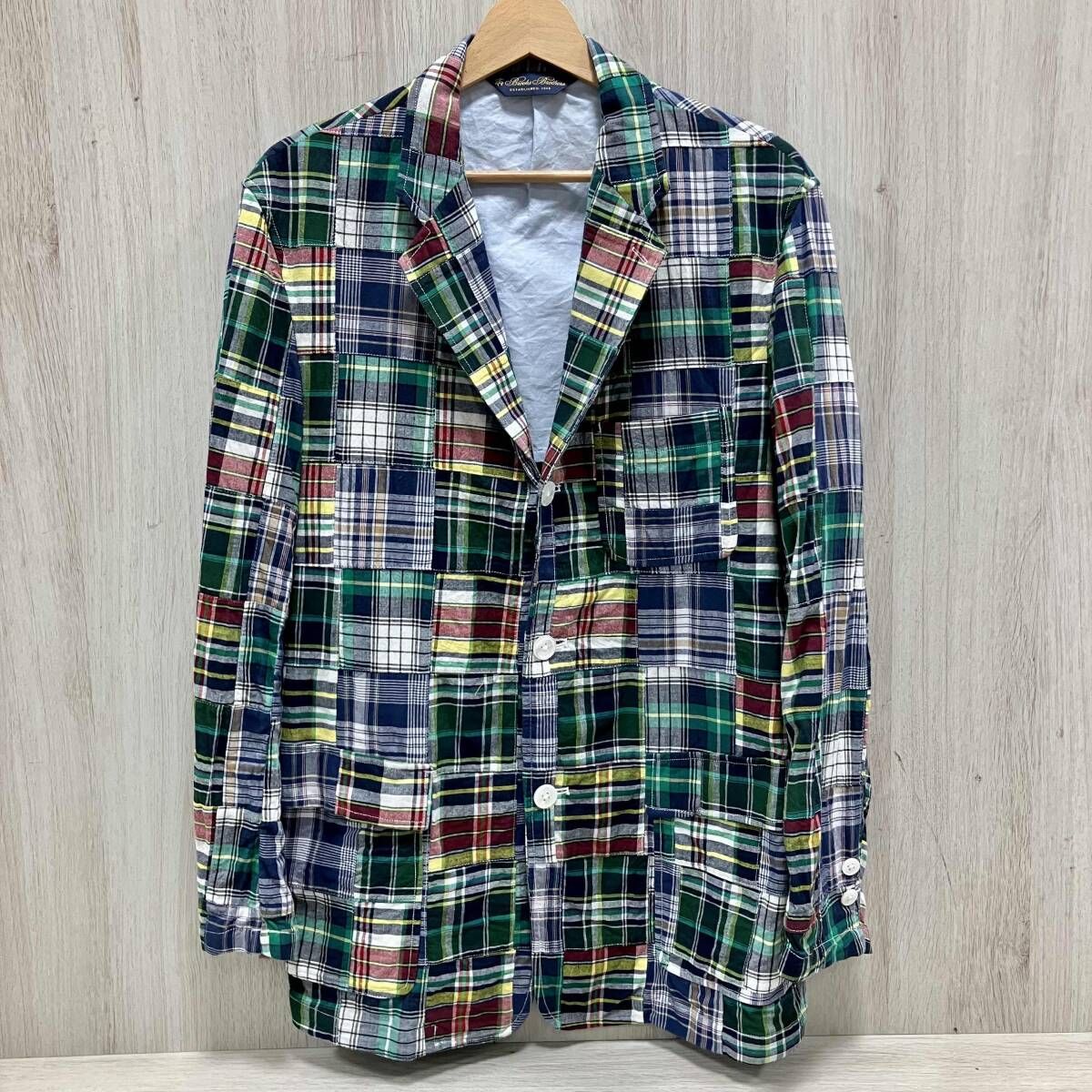 Brooks Brothers/テーラードジャケット/パッチワーク マドラスチェック