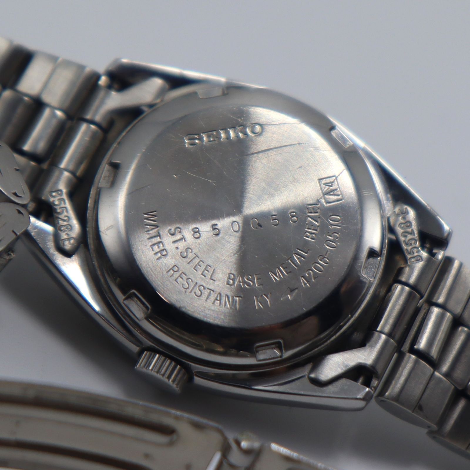 SEIKO5 セイコーファイブ 4206-0510 自動巻き シルバー デイデイト 